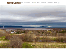 Tablet Screenshot of novacoffee.com